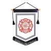 Custom Satin Crest Flags