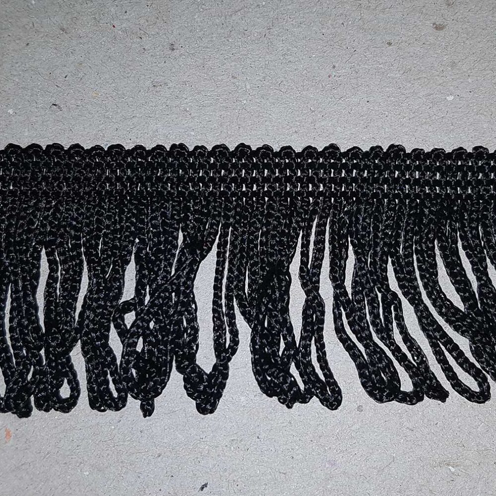 Black Fringe (1 Meter)