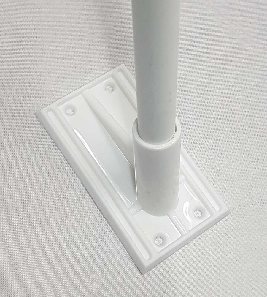 Wall Mounted Flag Pole Bracket (Plastic)